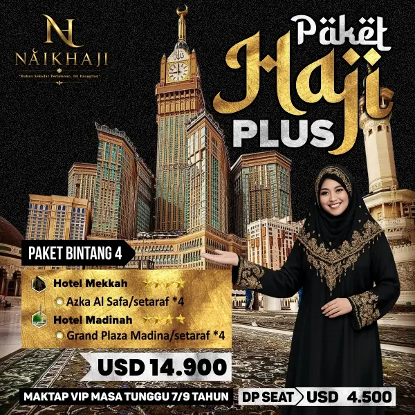 Paket Haji Plus Kuota Resmi Berangkat 2029 Bintang 5